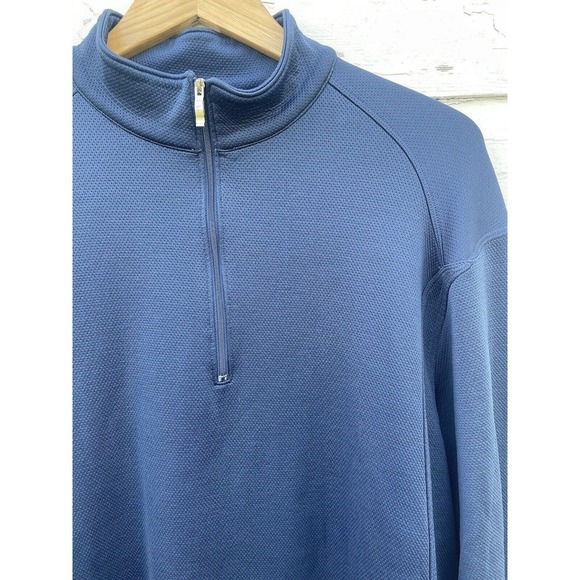 NIKE GOLF 1/4 Zip Sweatshirt Pullover Navy Blue MILLER LITE Embroidered XL Mens - Picture 3 of 8